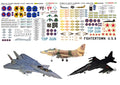 1:72 Decals for "Top Gun" F-14A Tomcat, A-4 Skyhawk & “MIG-28” F-5 Conversion