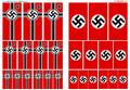 WW2 German Insignia Swastika & Iron Cross Decals / Stickers