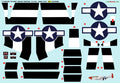 1:24 Decals for "Top Gun" Maverick P-51 Mustang Conversion